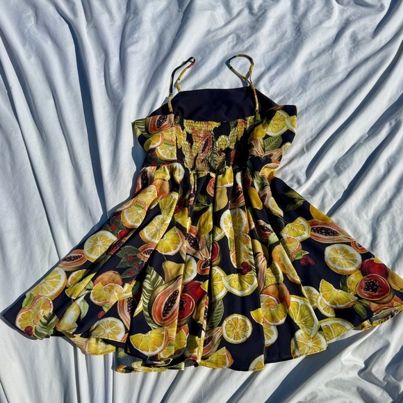 Gianni Bini Citrus Print Mini Dress ๐๐ - Picture 2 of 6